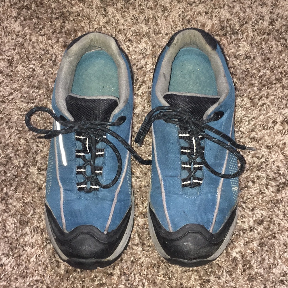 Land’s End Teal And Black Shoes